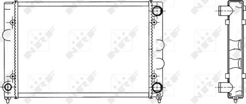 NRF 509505 - Radiator, racire motor aaoparts.ro