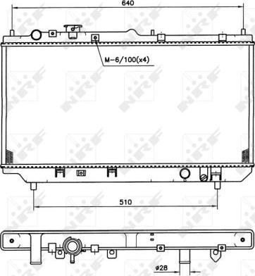 NRF 509511 - Radiator, racire motor aaoparts.ro