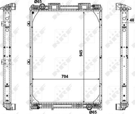 NRF 509537X - Radiator, racire motor aaoparts.ro