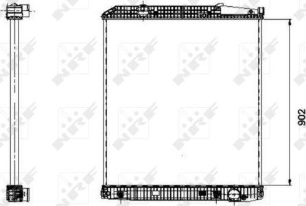 NRF 509576 - Radiator, racire motor aaoparts.ro