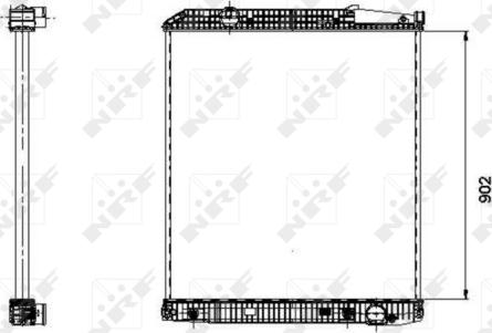 NRF 509576 - Radiator, racire motor aaoparts.ro