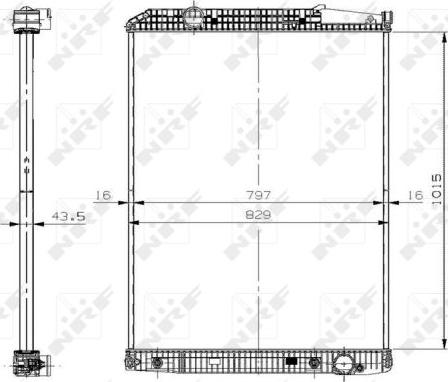 NRF 509578 - Radiator, racire motor aaoparts.ro