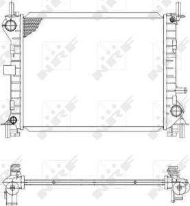 NRF 509614 - Radiator, racire motor aaoparts.ro