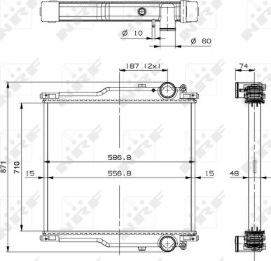 NRF 509768 - Radiator, racire motor aaoparts.ro