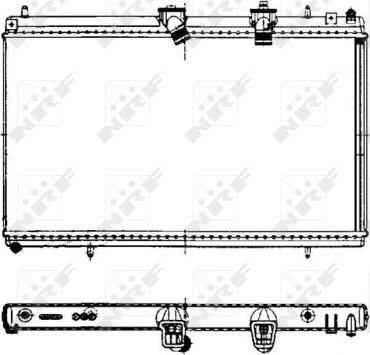 NRF 50442 - Radiator, racire motor aaoparts.ro