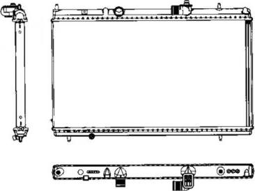 NRF 50466 - Radiator, racire motor aaoparts.ro