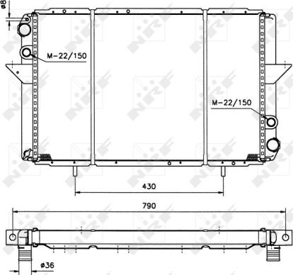 NRF 50410 - Radiator, racire motor aaoparts.ro