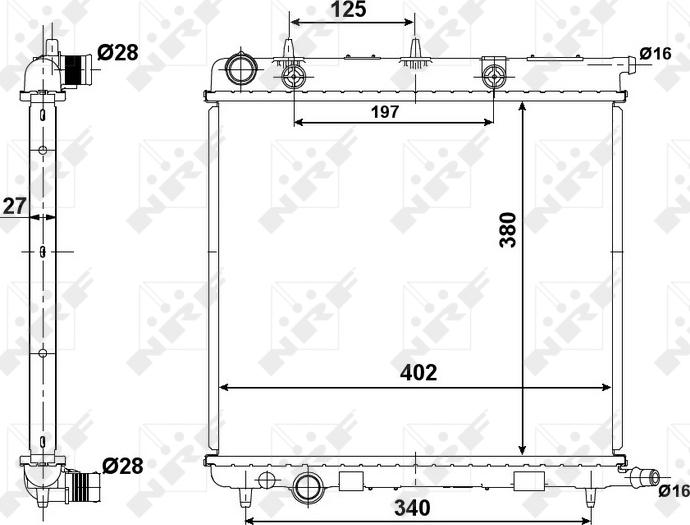 NRF 50439 - Radiator, racire motor aaoparts.ro