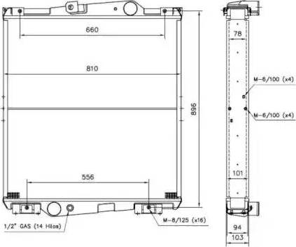 NRF 504773 - Radiator, racire motor aaoparts.ro