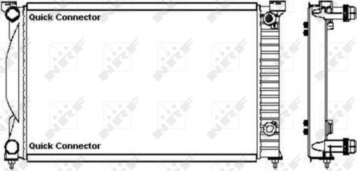 NRF 50543A - Radiator, racire motor aaoparts.ro