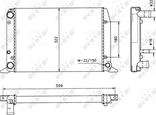 NRF 50514 - Radiator, racire motor aaoparts.ro