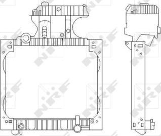 NRF 50589X - Radiator, racire motor aaoparts.ro