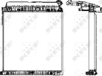 NRF 50586 - Radiator, racire motor aaoparts.ro