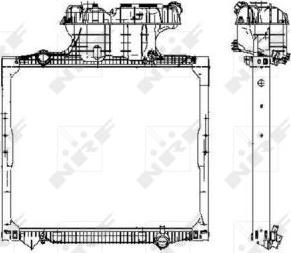 NRF 50588 - Radiator, racire motor aaoparts.ro