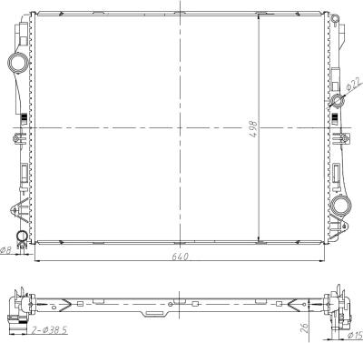 NRF 50041 - Radiator, racire motor aaoparts.ro