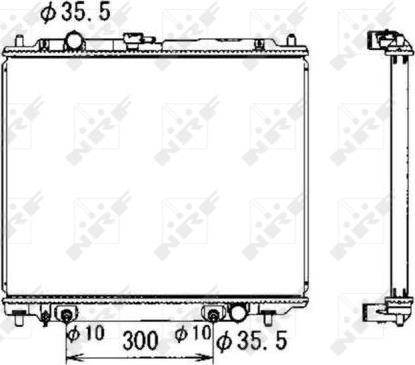 NRF 50001 - Radiator, racire motor aaoparts.ro