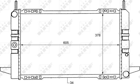 NRF 50111 - Radiator, racire motor aaoparts.ro