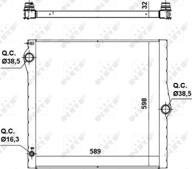 NRF 50139 - Radiator, racire motor aaoparts.ro