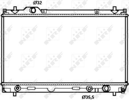 NRF 50256 - Radiator, racire motor aaoparts.ro