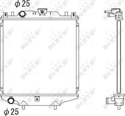 NRF 507643 - Radiator, racire motor aaoparts.ro