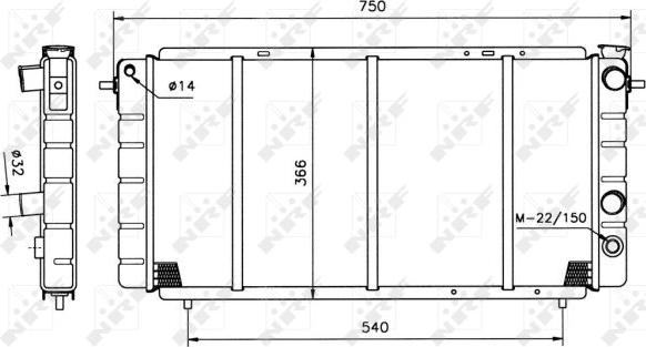 NRF 507333 - Radiator, racire motor aaoparts.ro