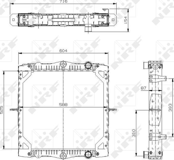 NRF 519569 - Radiator, racire motor aaoparts.ro