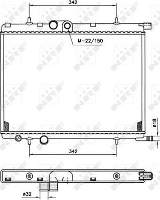 NRF 519524 - Radiator, racire motor aaoparts.ro