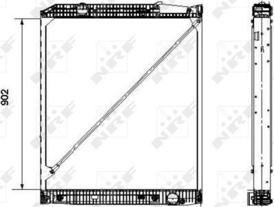 NRF 519576 - Radiator, racire motor aaoparts.ro