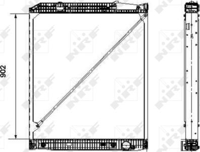 NRF 519576 - Radiator, racire motor aaoparts.ro