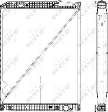 NRF 519578 - Radiator, racire motor aaoparts.ro