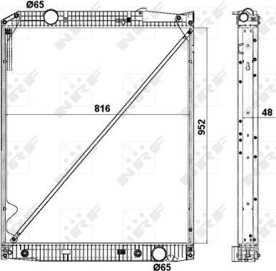 NRF 519577 - Radiator, racire motor aaoparts.ro