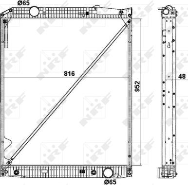 NRF 519577 - Radiator, racire motor aaoparts.ro