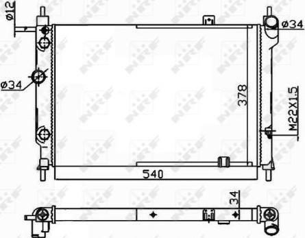 NRF 514647 - Radiator, racire motor aaoparts.ro