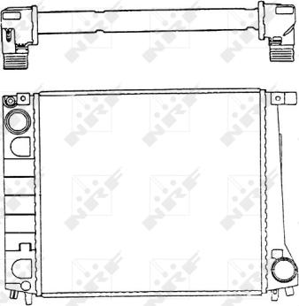 NRF 51349 - Radiator, racire motor aaoparts.ro