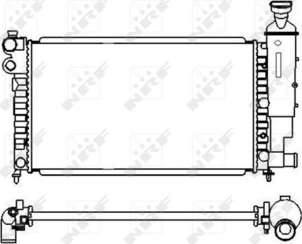 NRF 58920 - Radiator, racire motor aaoparts.ro