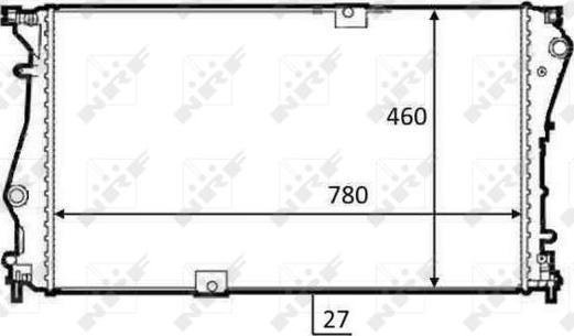 NRF 58498 - Radiator, racire motor aaoparts.ro