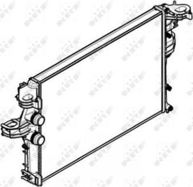 NRF 58430 - Radiator, racire motor aaoparts.ro