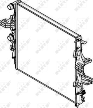 NRF 58431 - Radiator, racire motor aaoparts.ro