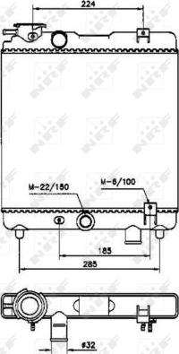 NRF 58659 - Radiator, racire motor aaoparts.ro