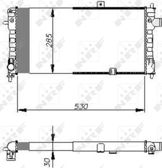 NRF 58675 - Radiator, racire motor aaoparts.ro