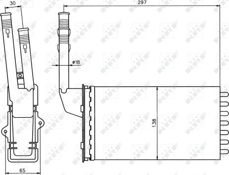 NRF 58064 - Schimbator caldura, incalzire habitaclu aaoparts.ro