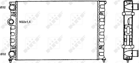 NRF 58819 - Radiator, racire motor aaoparts.ro