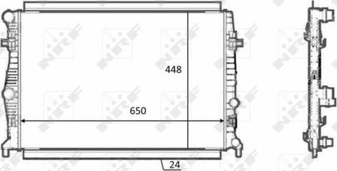 NRF 58398 - Radiator, racire motor aaoparts.ro