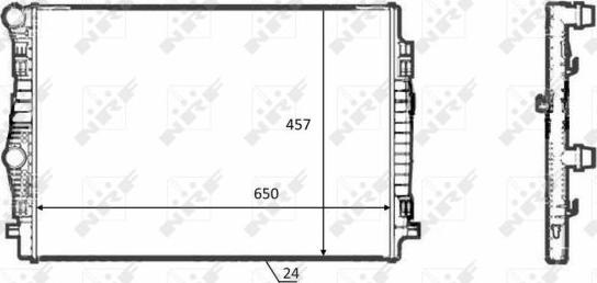 NRF 58392 - Radiator, racire motor aaoparts.ro