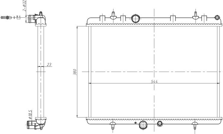 NRF 58312A - Radiator, racire motor aaoparts.ro