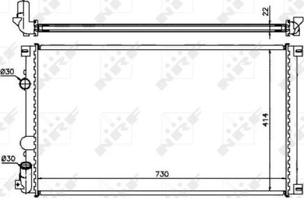 NRF 58321 - Radiator, racire motor aaoparts.ro