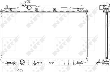 NRF 58323 - Radiator, racire motor aaoparts.ro