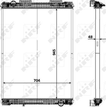 NRF 58371 - Radiator, racire motor aaoparts.ro