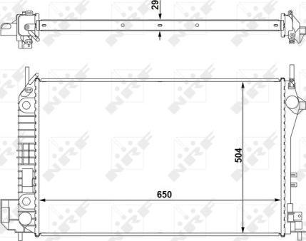 NRF 58294 - Radiator, racire motor aaoparts.ro