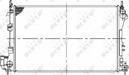 NRF 58293 - Radiator, racire motor aaoparts.ro